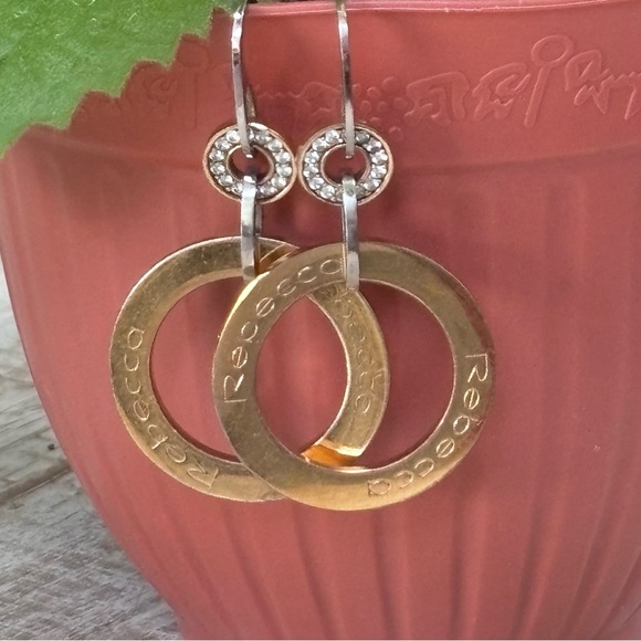 Glamorous Rebecca Rose Gold Earrings! - Picture 6 of 11